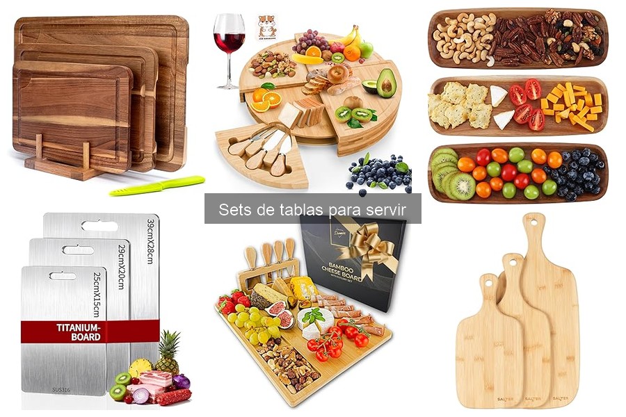 Descubre qué son los sets de tablas para servir en casa
