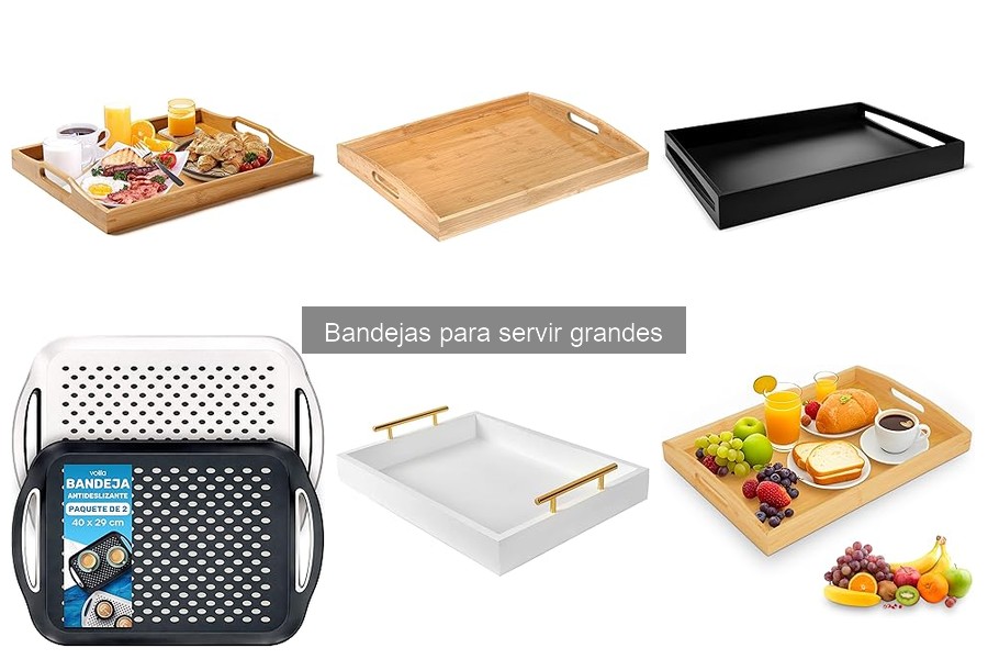 Dónde comprar bandejas grandes para servir a buen precio