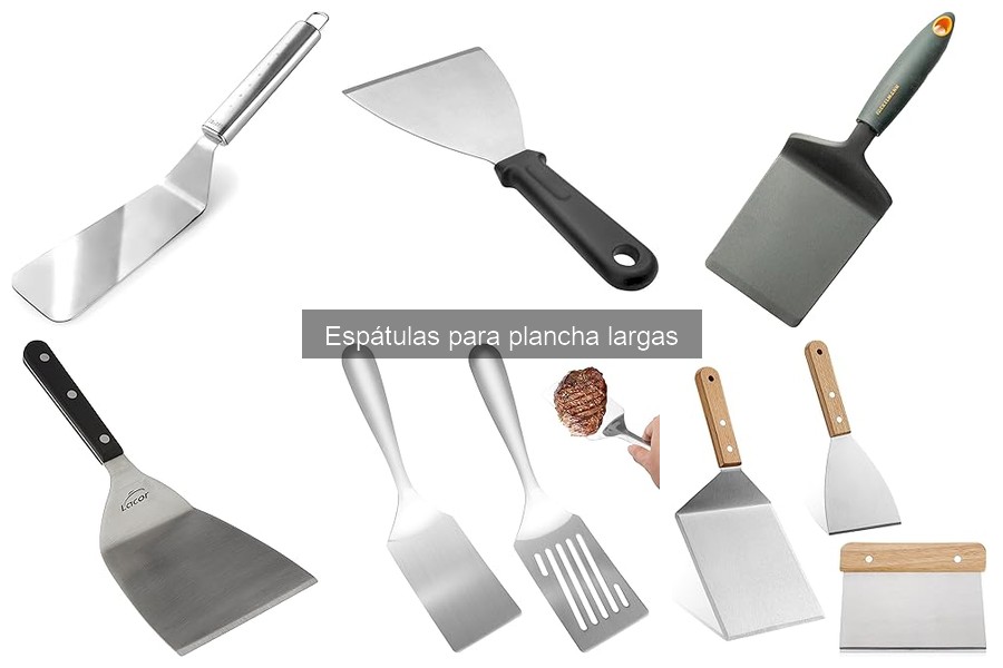 Dónde comprar espátulas para plancha largas en oferta