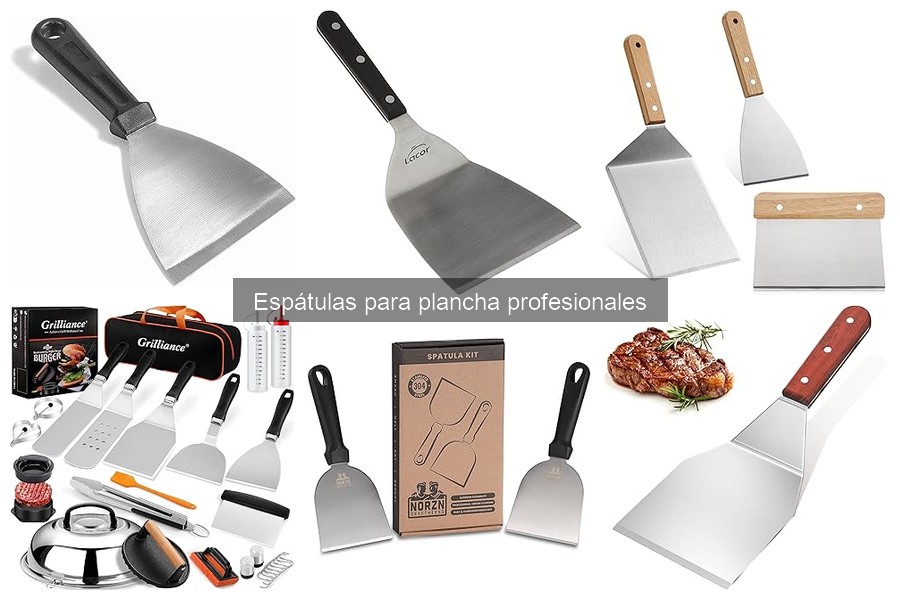Dónde comprar espátulas para plancha profesionales online