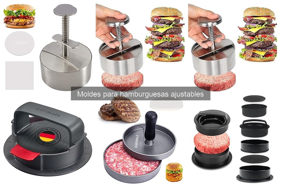 Dónde comprar moldes para hamburguesas ajustables online y en tiendas