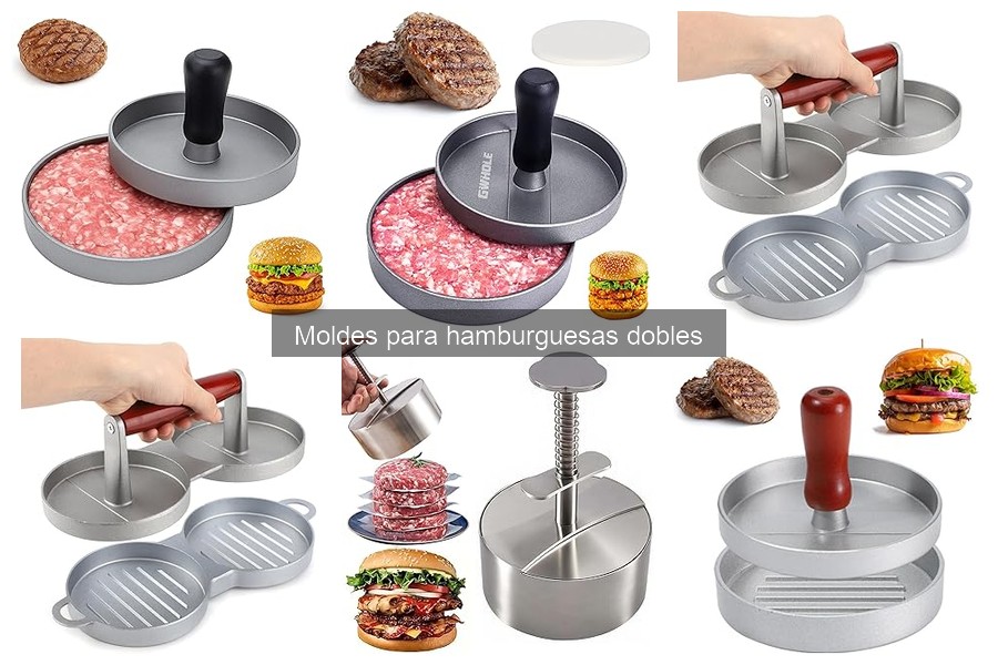 Dónde comprar moldes para hamburguesas dobles a buen precio