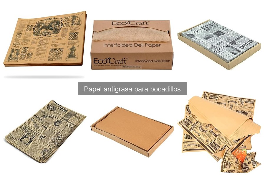 Dónde comprar papel antigrasa para bocadillos online