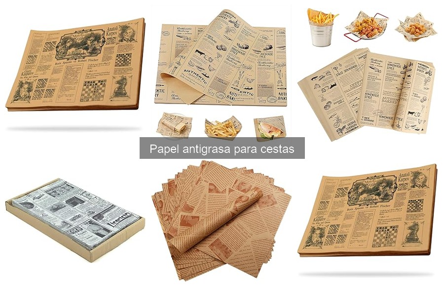 Dónde comprar papel antigrasa para cestas: Top tiendas online y físicas