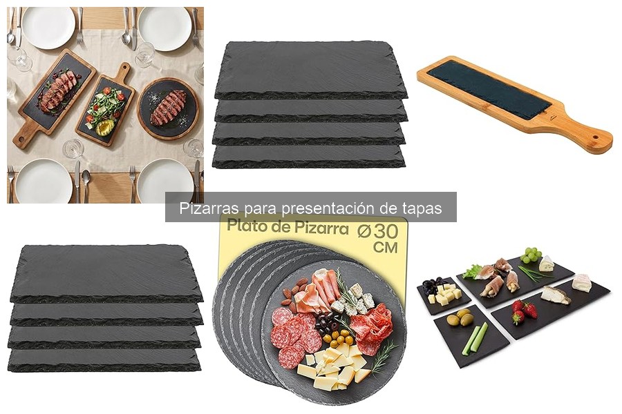 Dónde comprar pizarras para presentación de tapas baratas