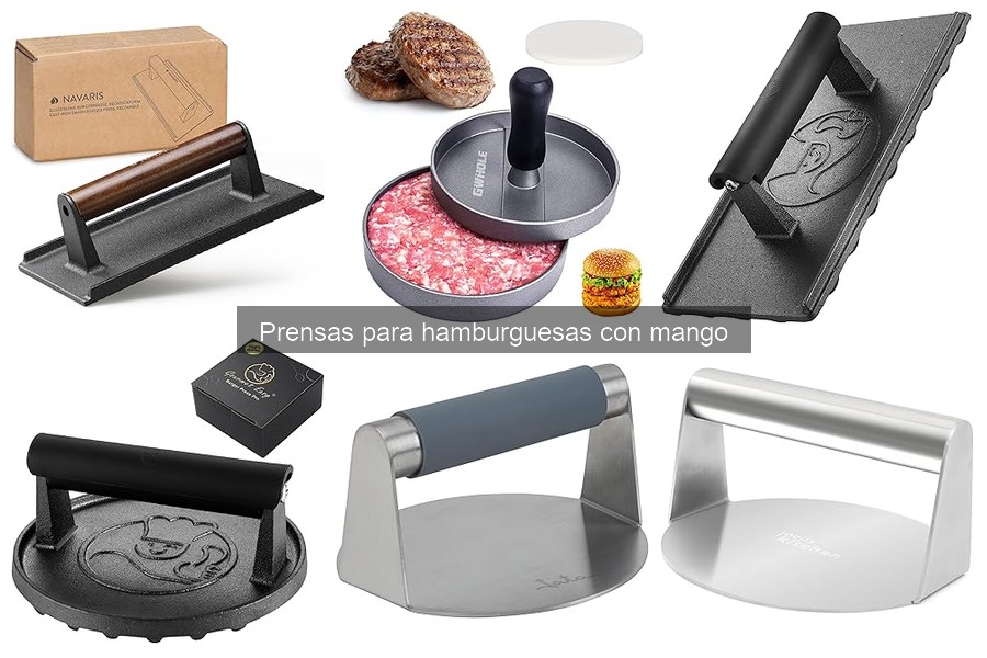 Dónde comprar prensas para hamburguesas con mango en línea