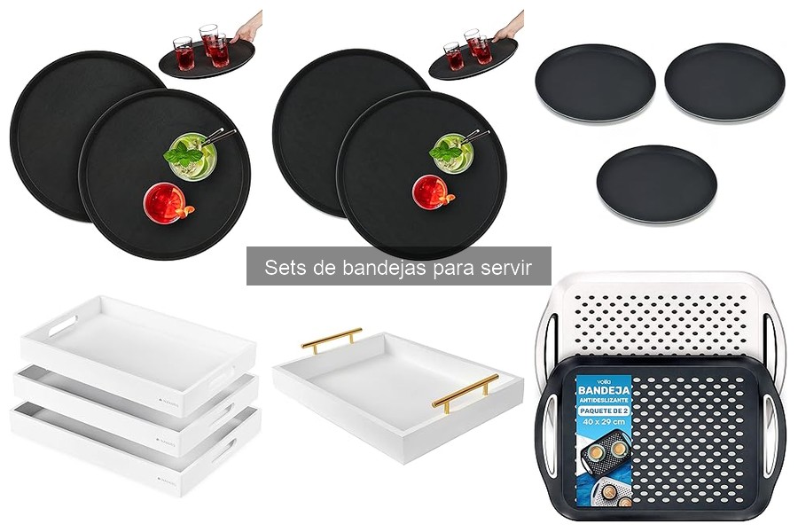 Dónde comprar sets de bandejas para servir: guías y recomendaciones