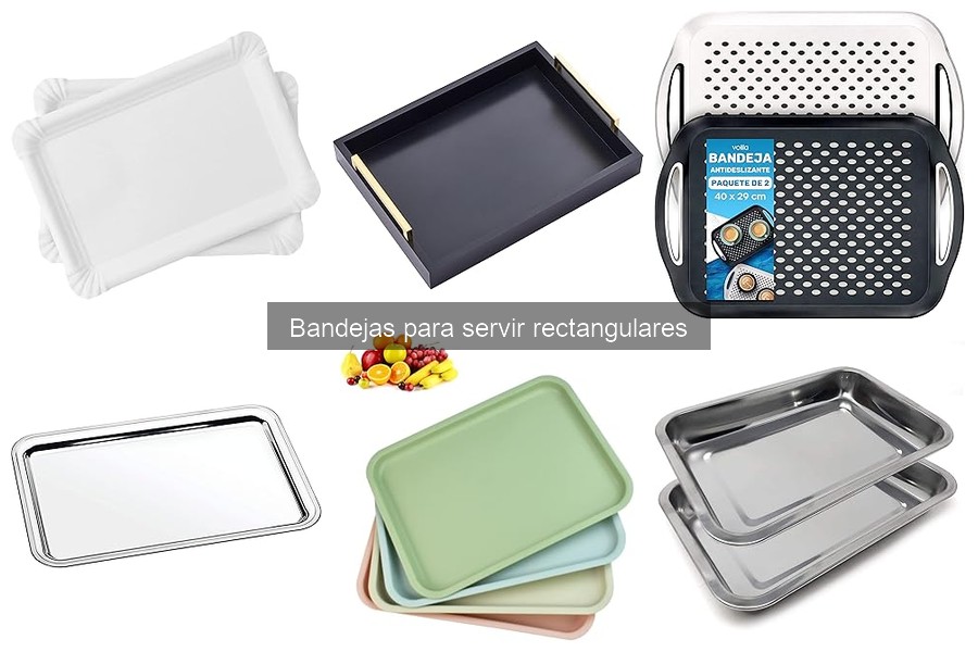 Errores comunes al elegir bandejas rectangulares