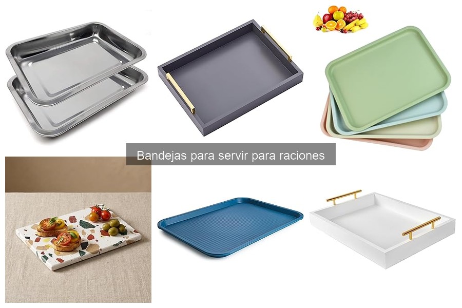 Errores comunes al usar bandejas para servir raciones