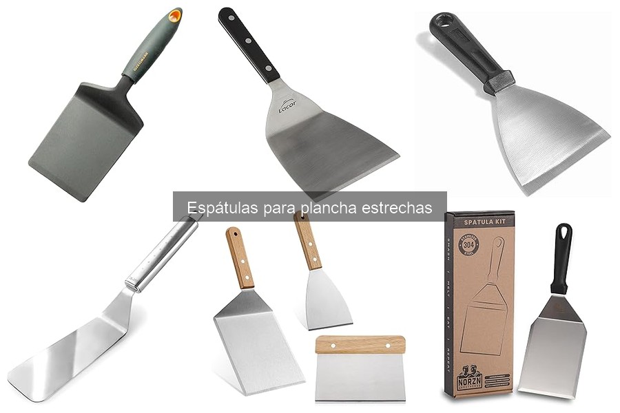 Errores comunes al usar espátulas para plancha estrecha
