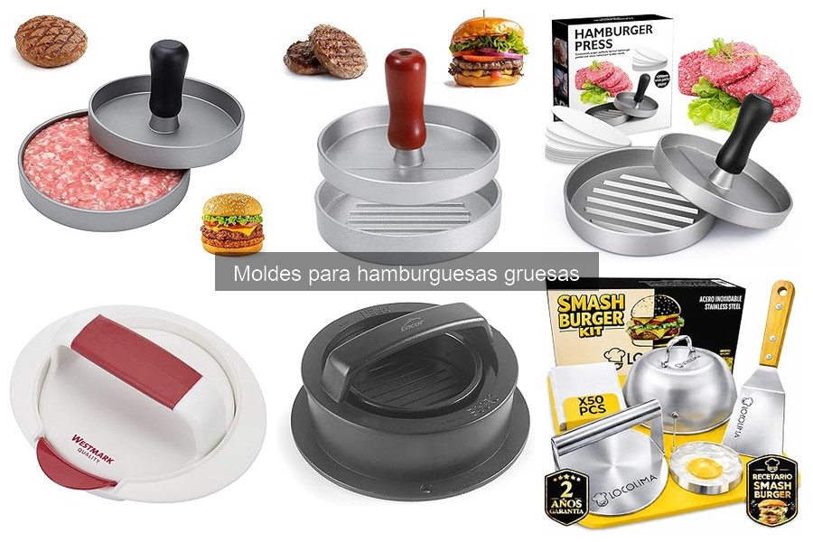 Errores comunes al usar moldes para hamburguesas gruesas