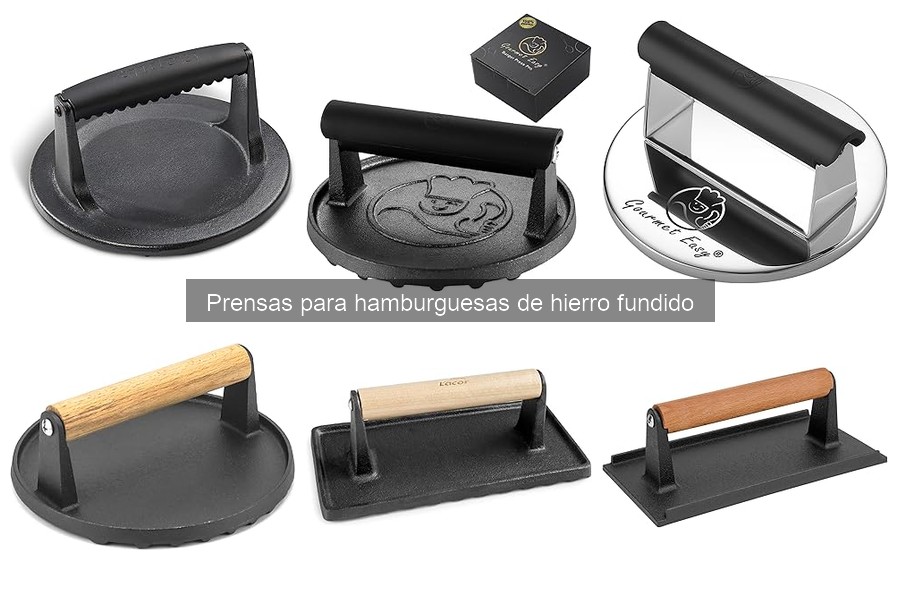 Errores comunes al usar prensas de hamburguesas de hierro fundido