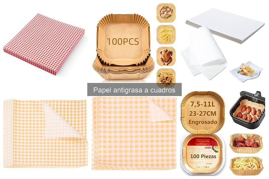 ¿Es reutilizable el papel antigrasa a cuadros?