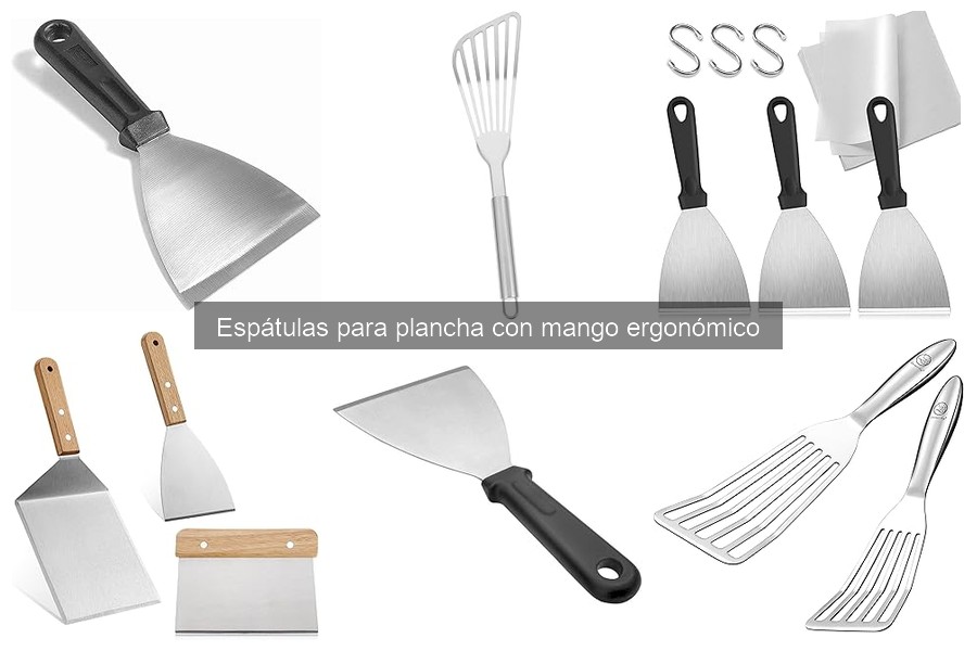 Espátulas para plancha con mango ergonómico: ¿Qué son?