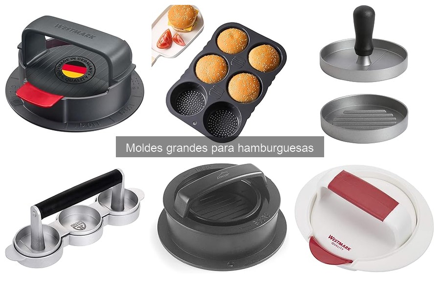 Formas creativas de usar moldes grandes para hamburguesas