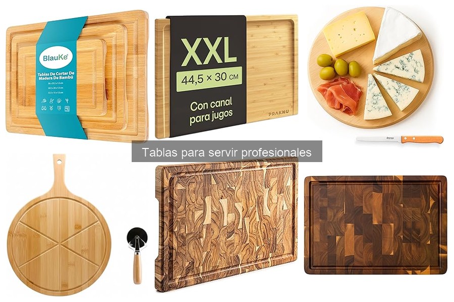 Guía de compra de tablas para servir profesionales