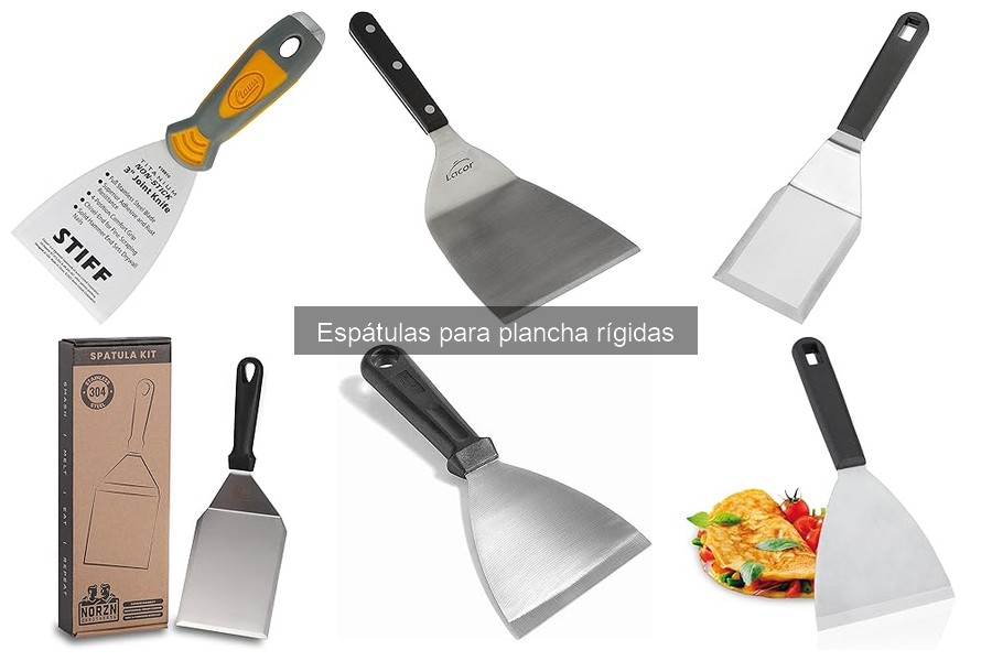 Guía de compra: Espátulas para plancha rígidas