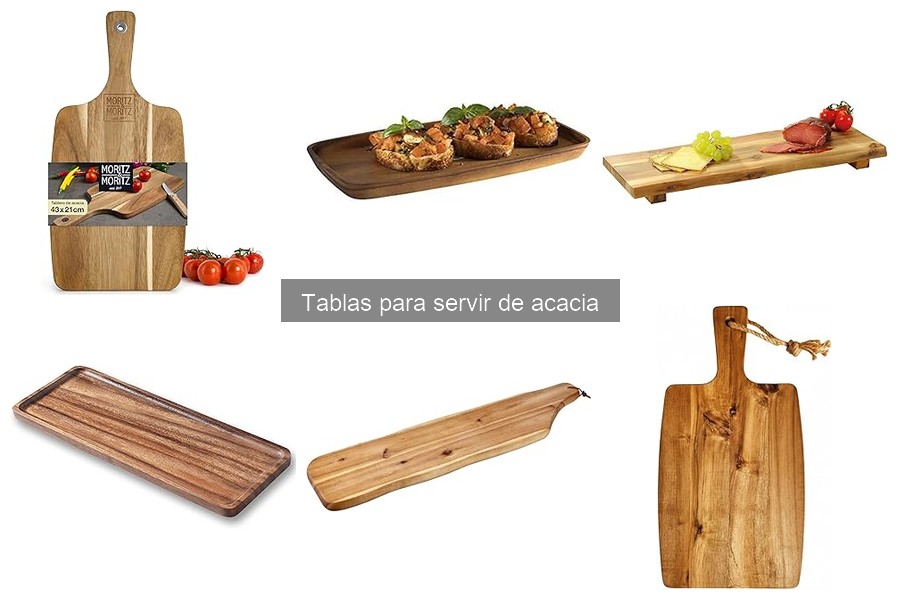 Guía de compra: Tablas para servir de acacia