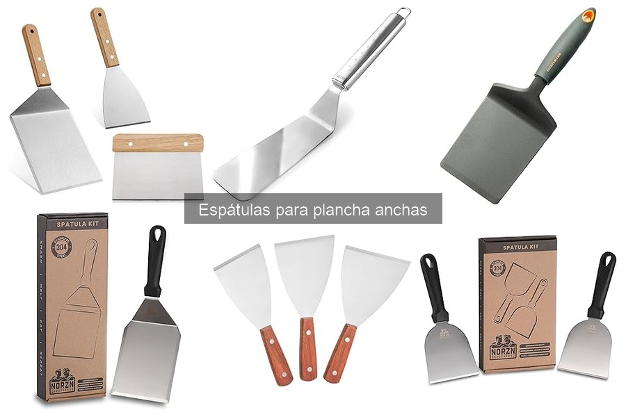 Guía para elegir la mejor espátula para plancha ancha