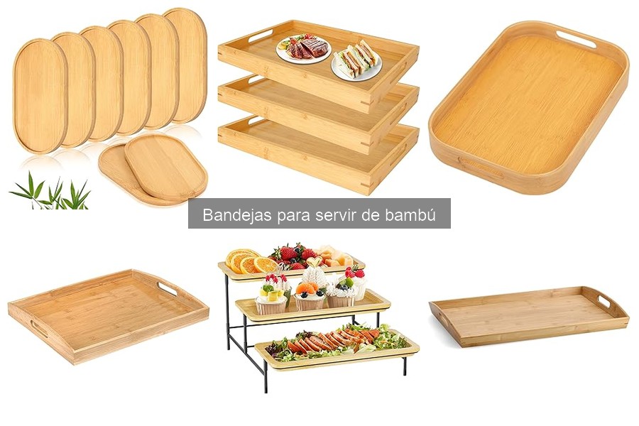 ¿Las bandejas de bambú son aptas para lavavajillas?
