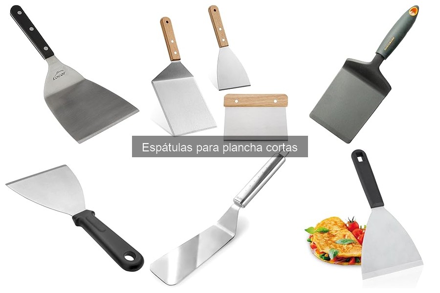 Las mejores espátulas cortas para plancha elegidas por chefs