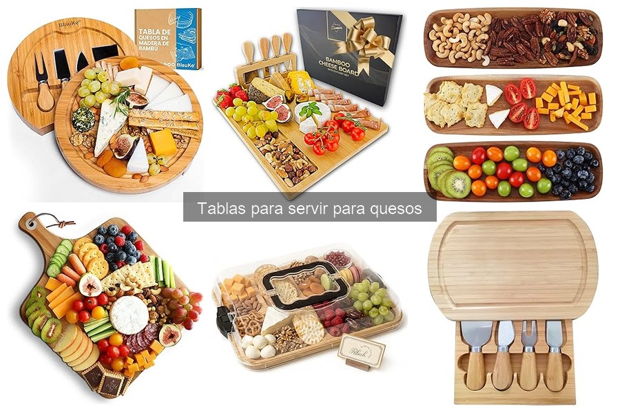 Las Mejores Tablas para Servir Quesos en Eventos