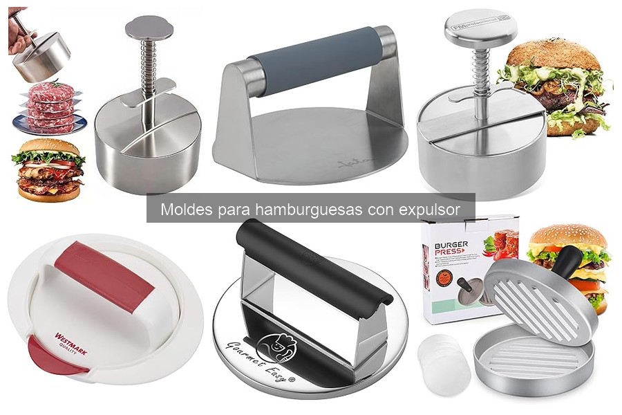 Mantenimiento de moldes para hamburguesas con expulsor