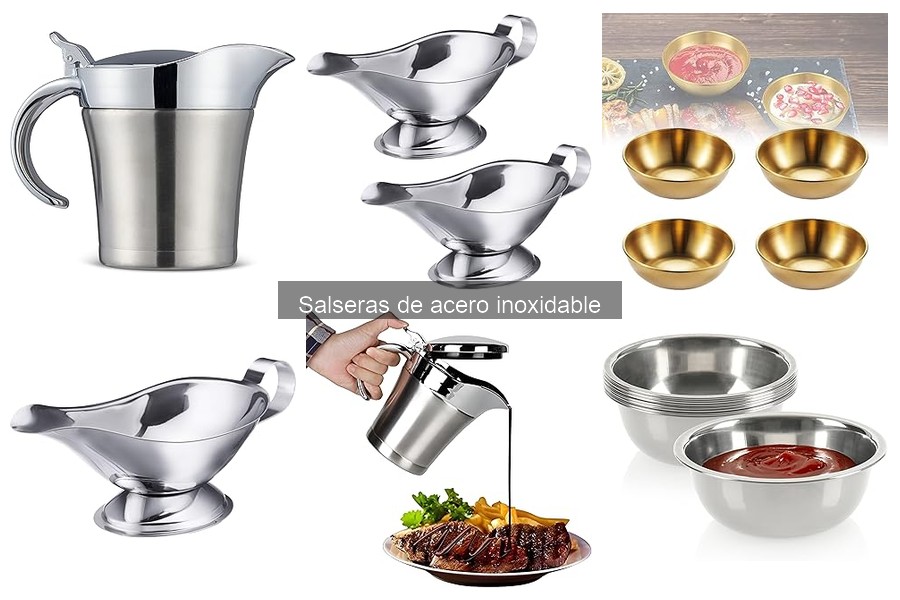 Mantenimiento y cuidado de salseras de acero inoxidable