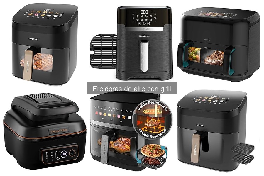 Mantenimiento y limpieza de freidoras de aire con grill