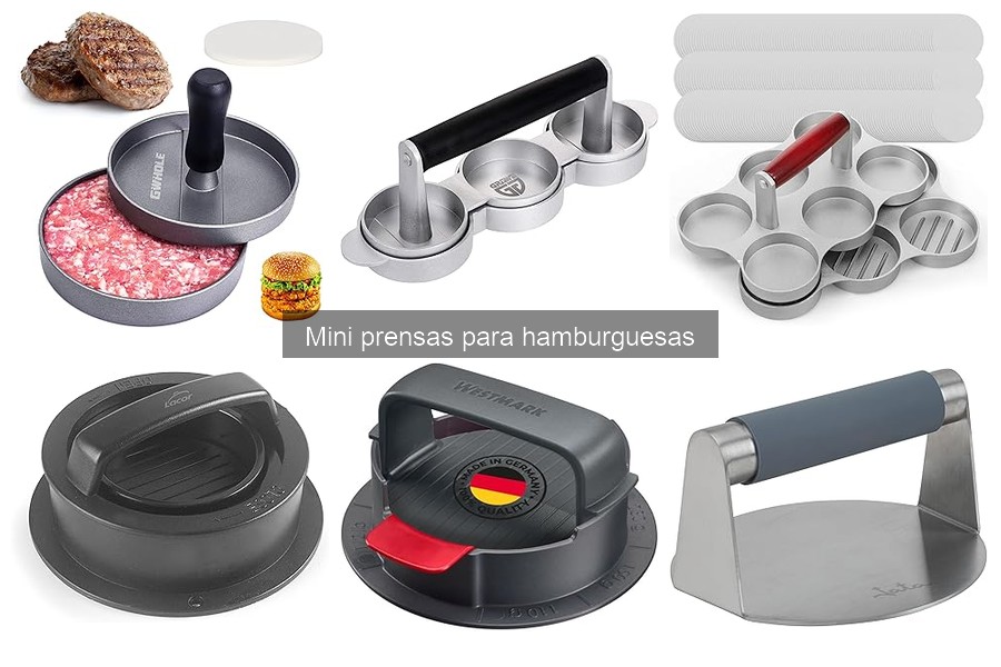 Mantenimiento y limpieza de mini prensas para hamburguesas