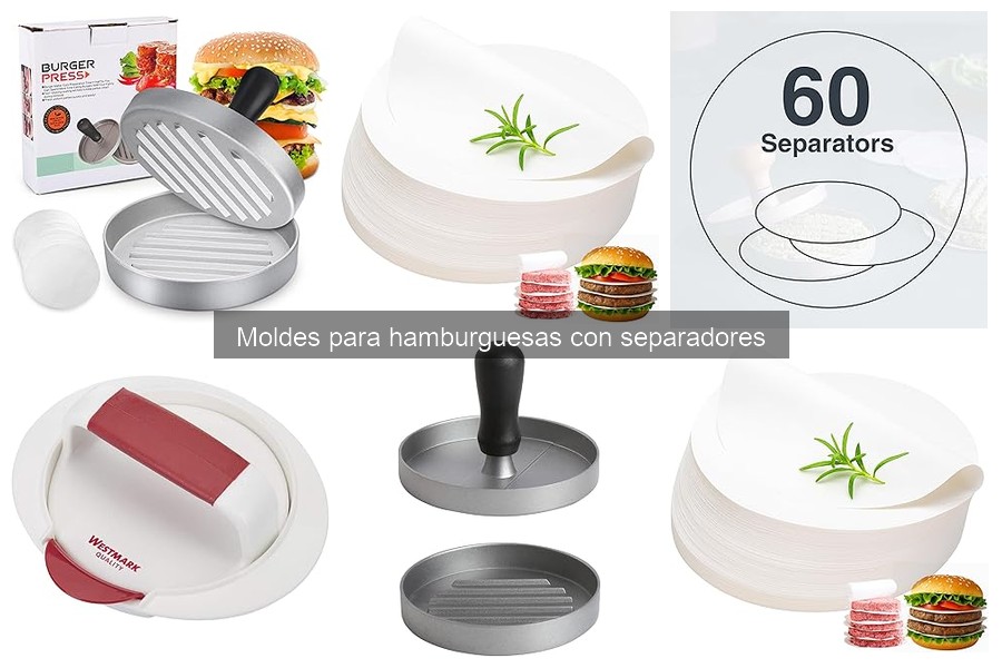 Mantenimiento y limpieza de moldes para hamburguesas