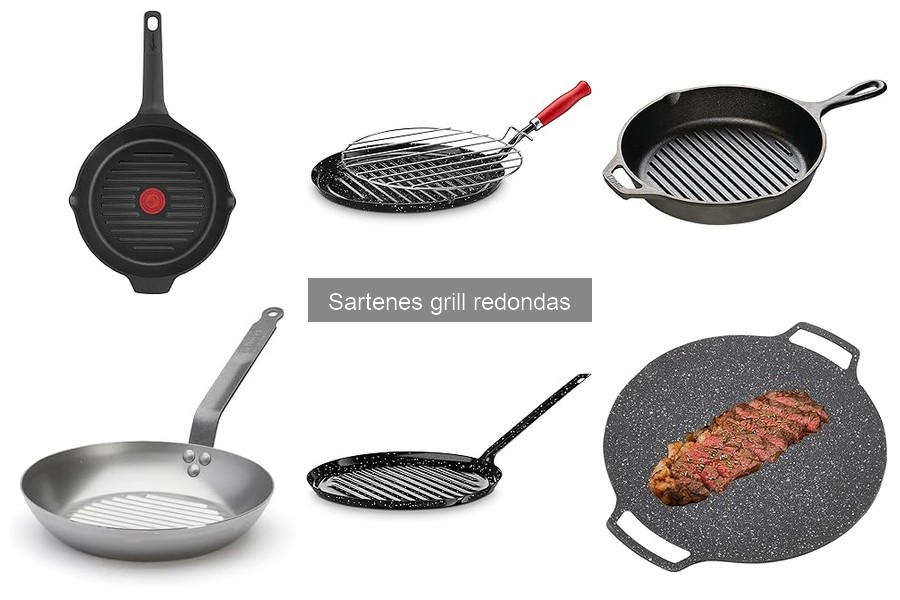 Marcas Recomendadas de Sartenes Grill Redondas para Cocinar