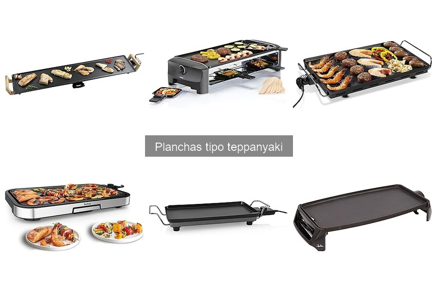Mejores accesorios para planchas tipo teppanyaki