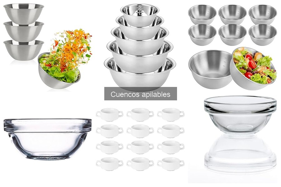 Mejores cuencos apilables para cocinas pequeñas en 2023
