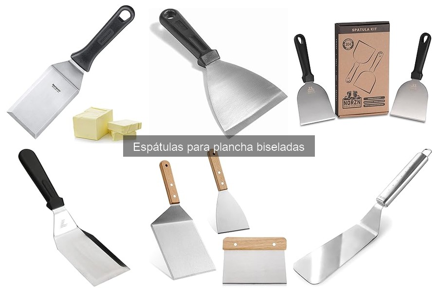 Mejores espátulas biseladas para plancha en 2023