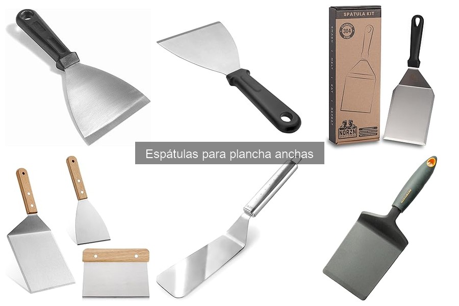 Mejores espátulas para plancha anchas en 2023