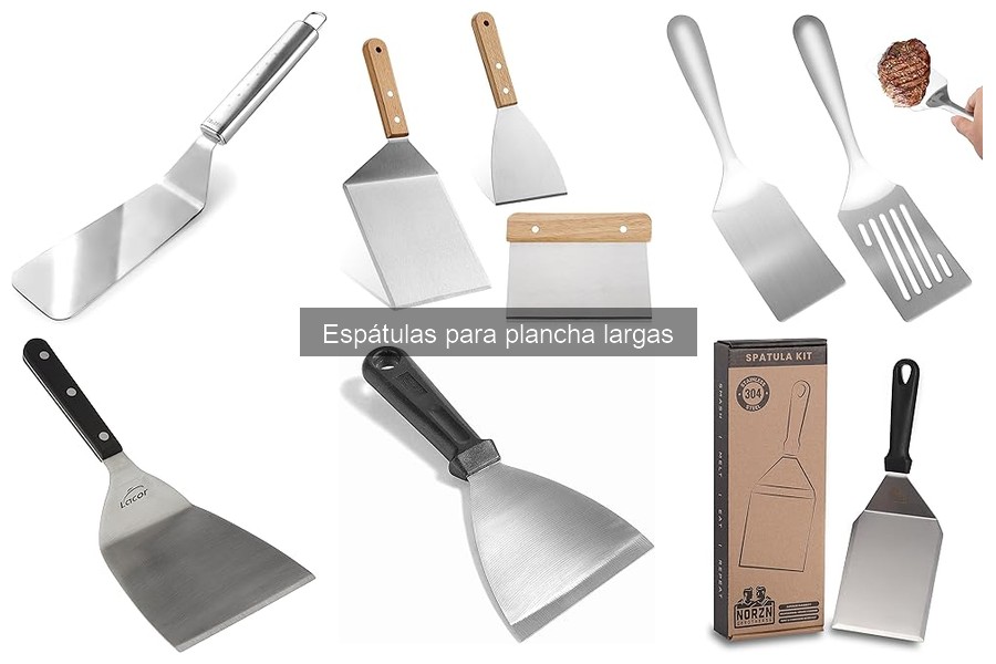 Mejores espátulas para plancha largas en 2023