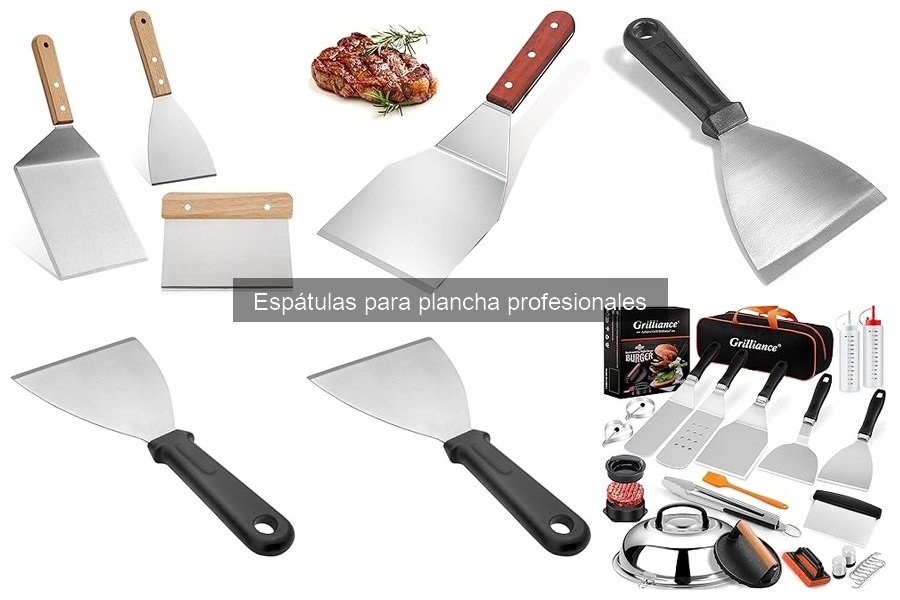 Mejores espátulas para plancha profesional en 2023