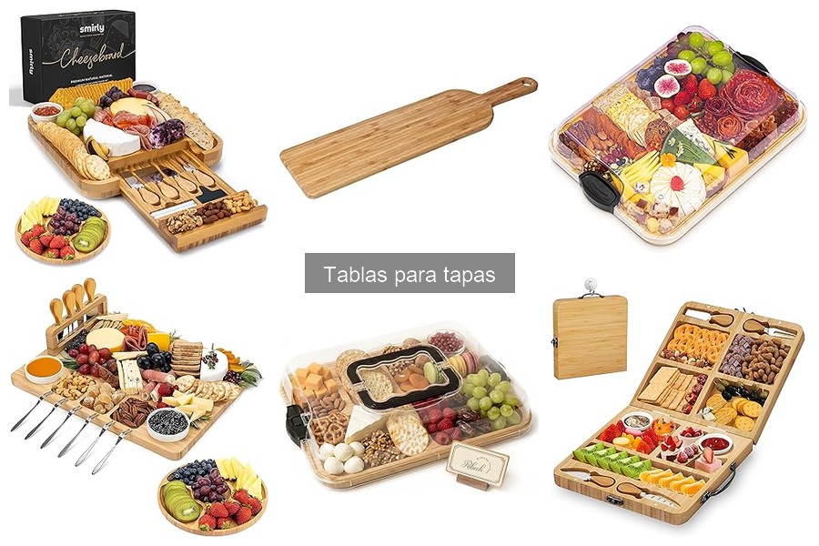 Mejores formas de servir tapas en una tabla decorativa