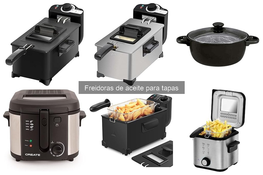 Mejores freidoras de aceite para tapas en 2023