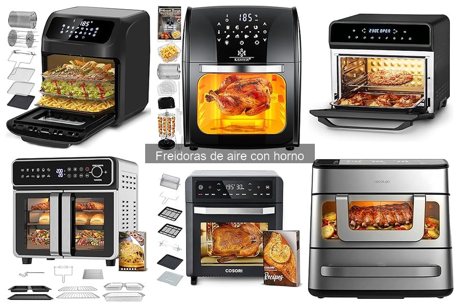 Mejores freidoras de aire con horno para familias grandes