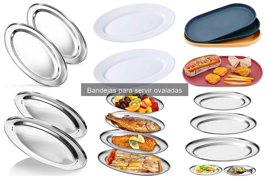 Mejores lugares para comprar bandejas ovaladas a buen precio