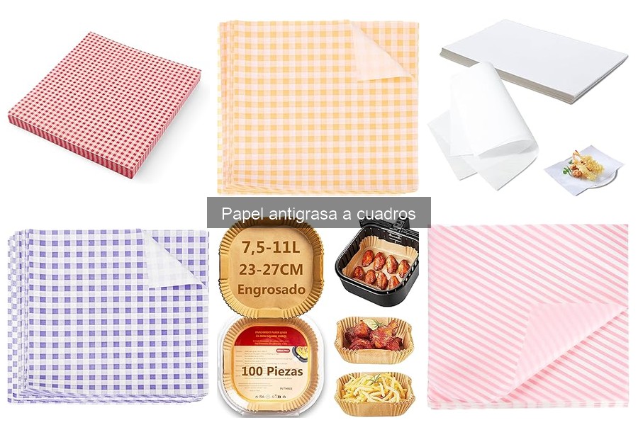 Mejores marcas de papel antigrasa a cuadros para cocinar