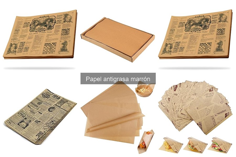 Mejores marcas de papel antigrasa marrón según usuarios