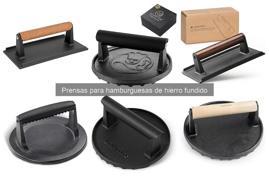 Mejores marcas de prensas para hamburguesas de hierro fundido