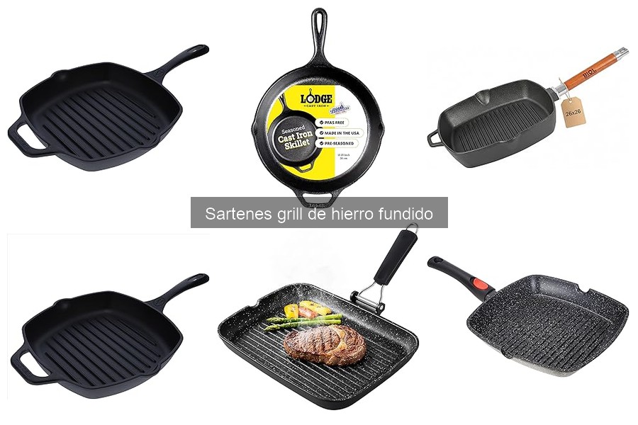 Mejores marcas de sartenes grill de hierro fundido