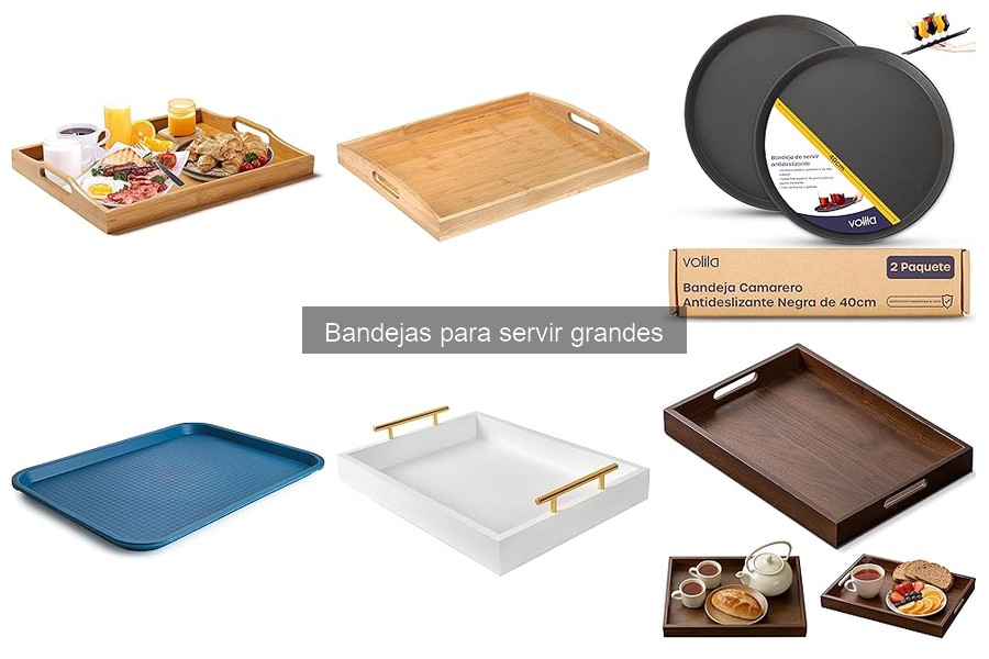 Mejores materiales para bandejas grandes: guía esencial