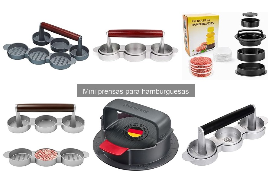 Mejores mini prensas para hamburguesas en 2023