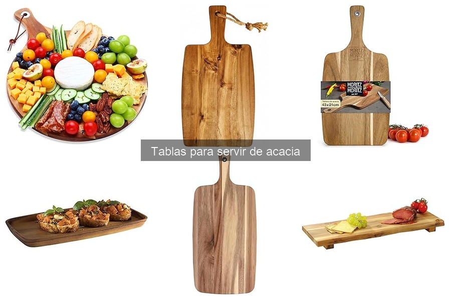Mejores ofertas de tablas de servir de acacia en 2023