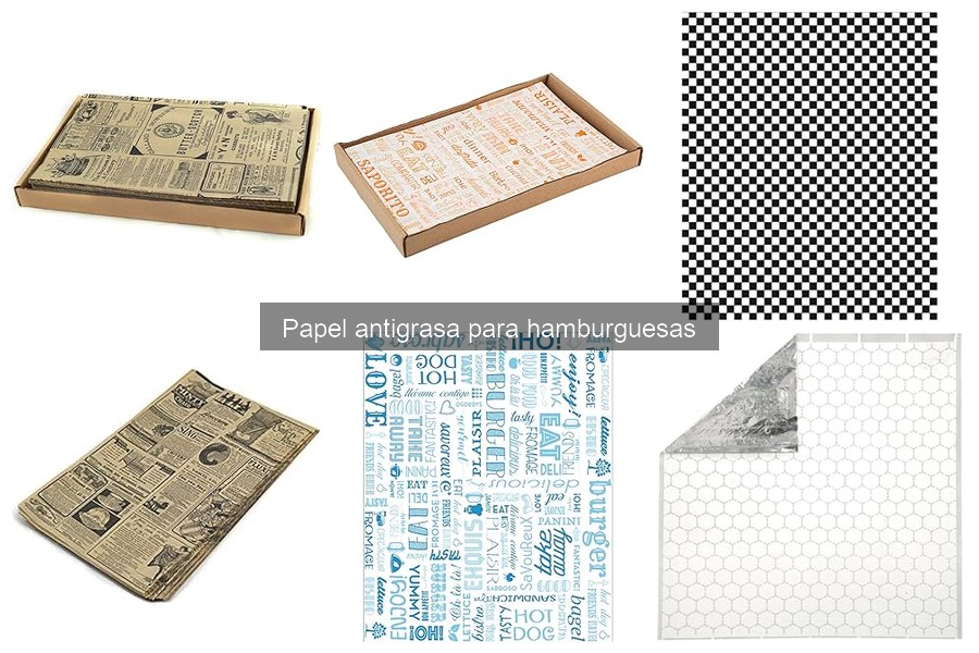 Mejores papeles antigrasa para hamburguesas según usuarios
